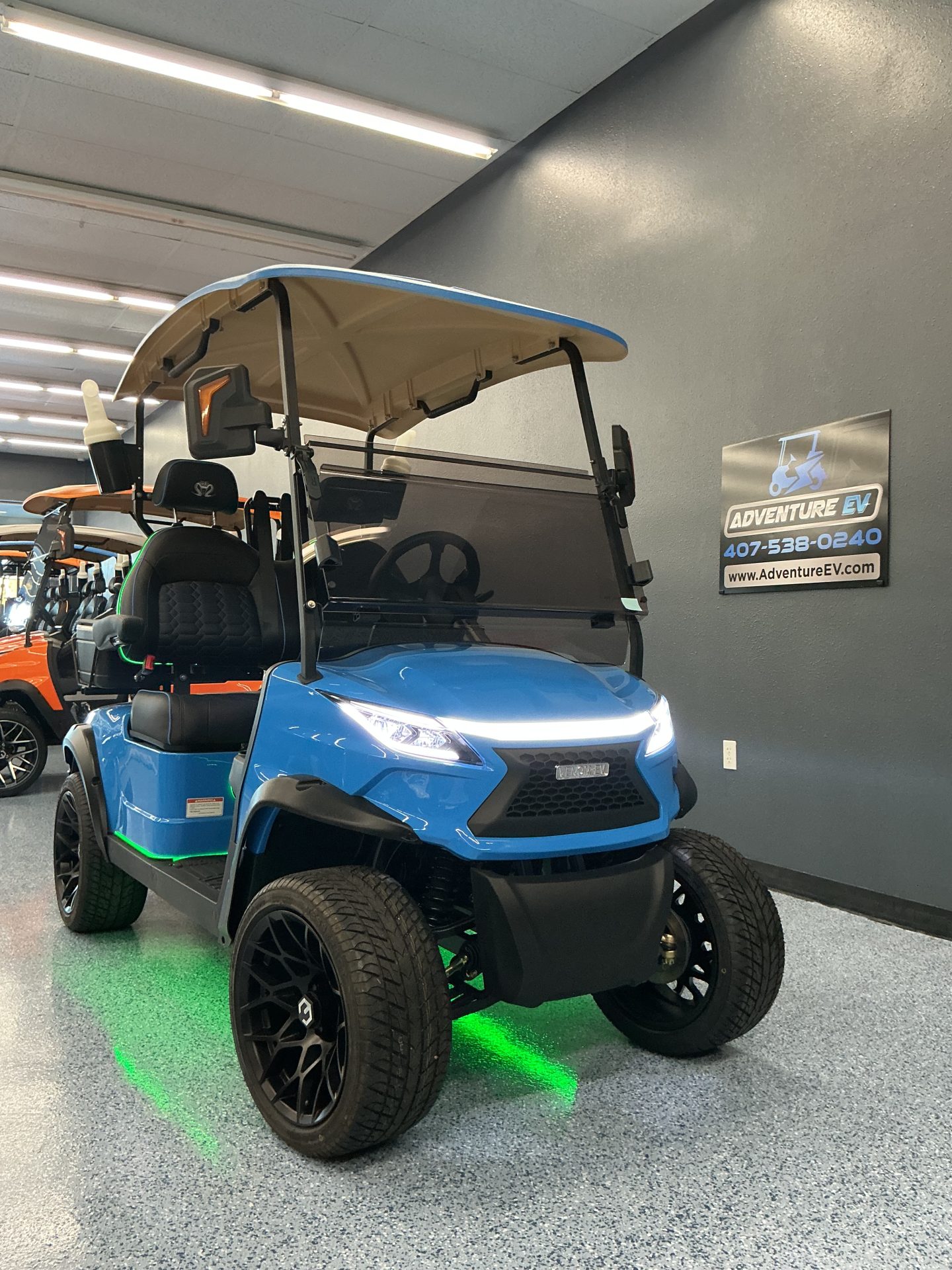 2026 Venom EV Strike Course Cart 210ah Battery