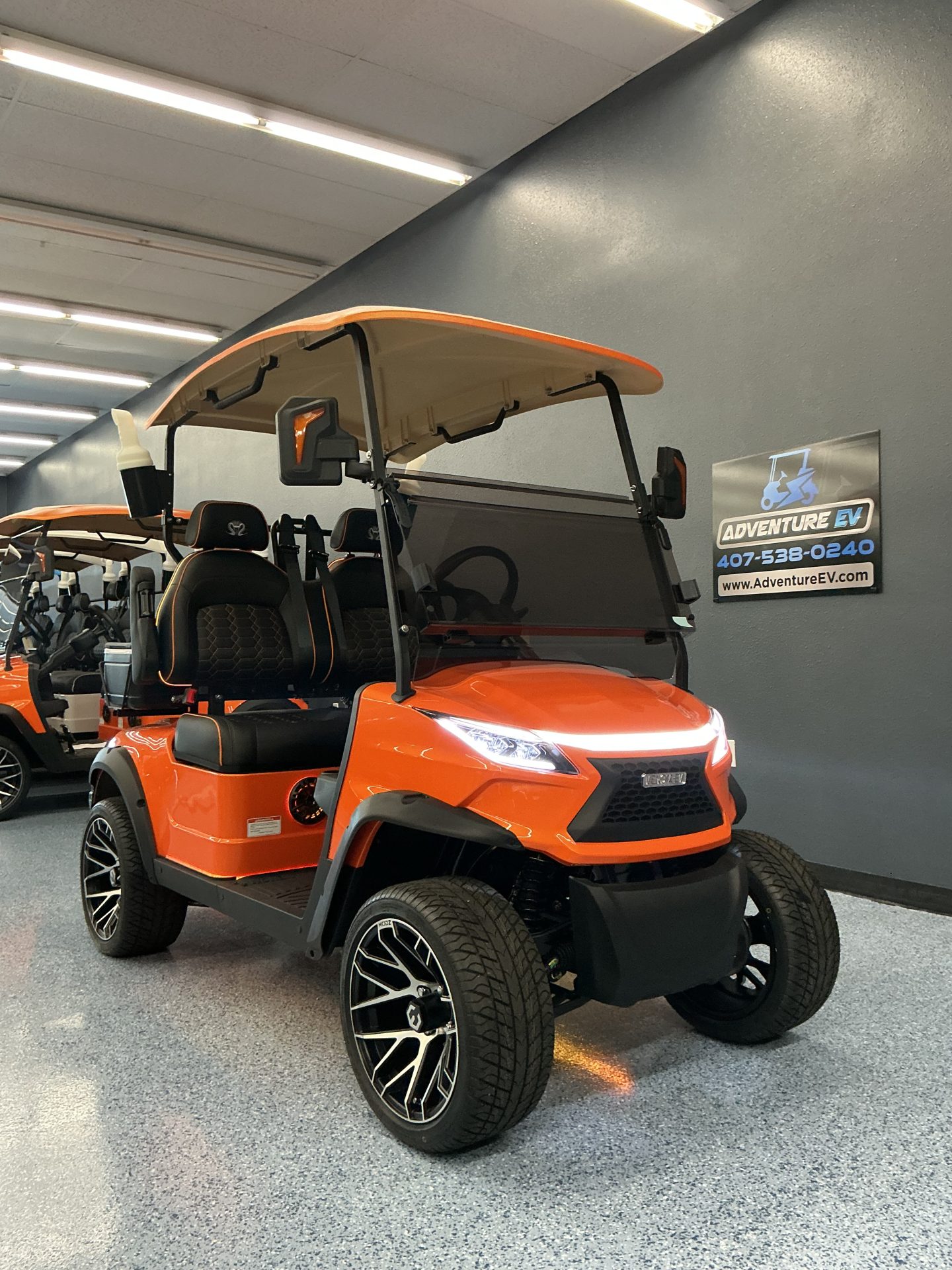 2026 venom EV strike course cart 210ah battery