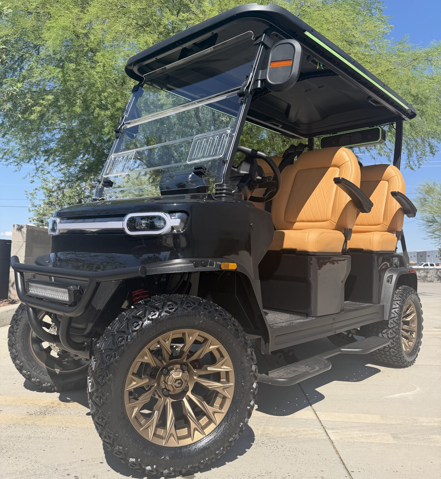 * Limited Edition* 2026 TEKO Trophy LITHIUM Powered 4 Passenger Golf Cart! 0% Financing For 48 Months!!- Phoenix — Copy