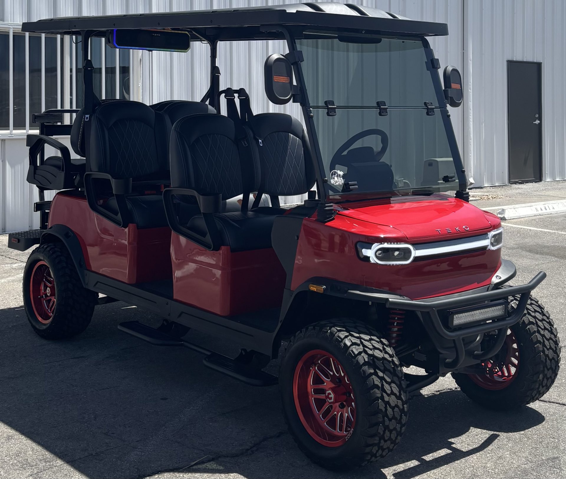 CUSTOM* All New TEKO Trophy Plus LITHIUM Powered 6 Passenger Golf