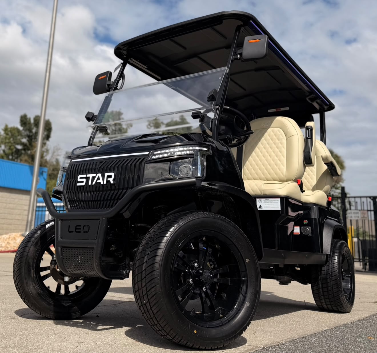 All New Star Ev LEO LITHIUM Golf Cart! Massive Touchscreen! Precision Engineered Cart built with 23 Years of Expertise! — Copy