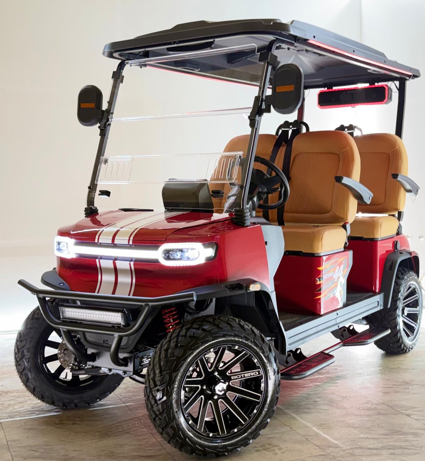 New Redline Edition Trophy LITHIUM Golf Cart Featured at the United States Grand Prix!