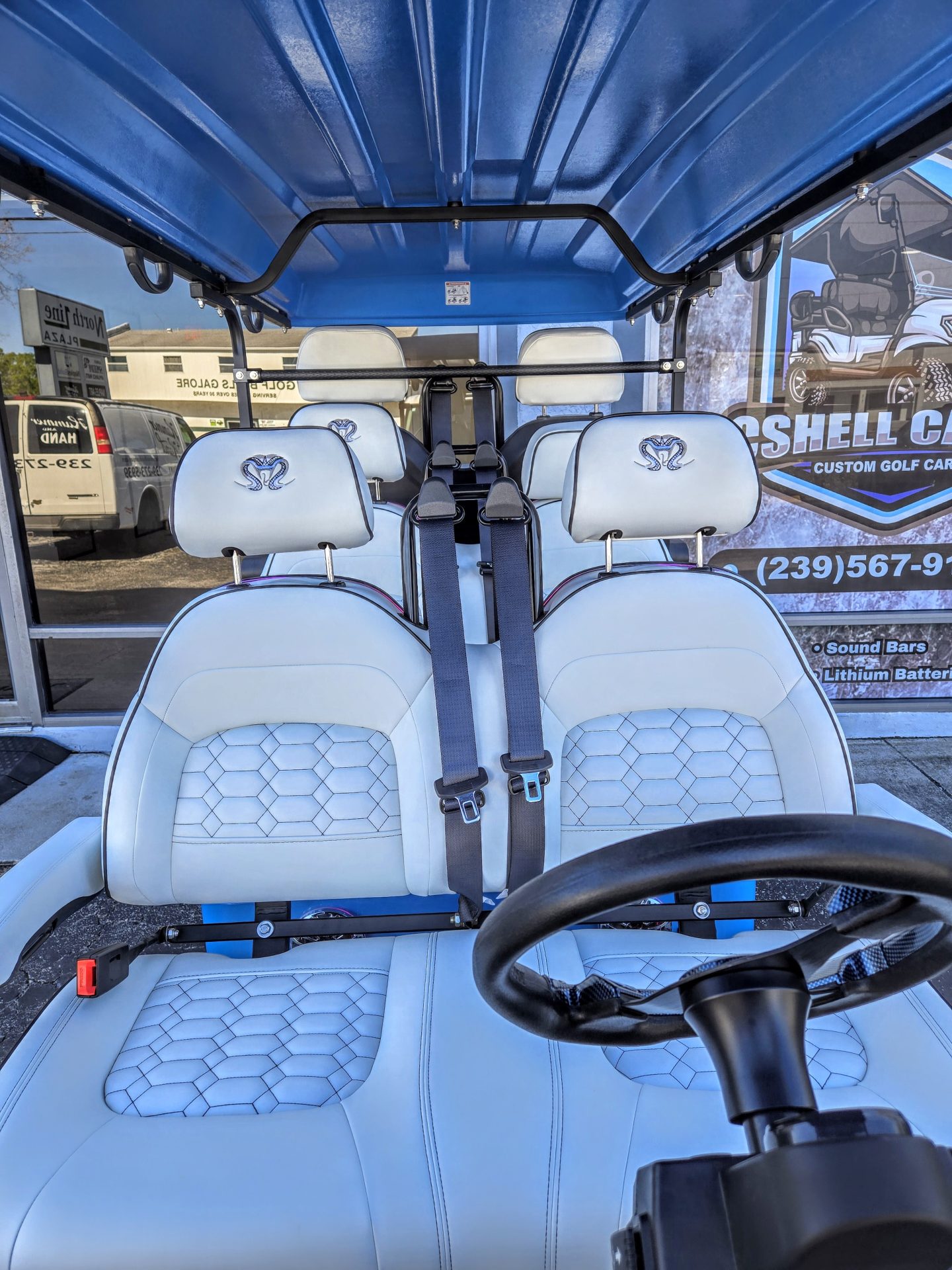 2025 Venom-EV Strike 6L Coastal Blue with White Seats