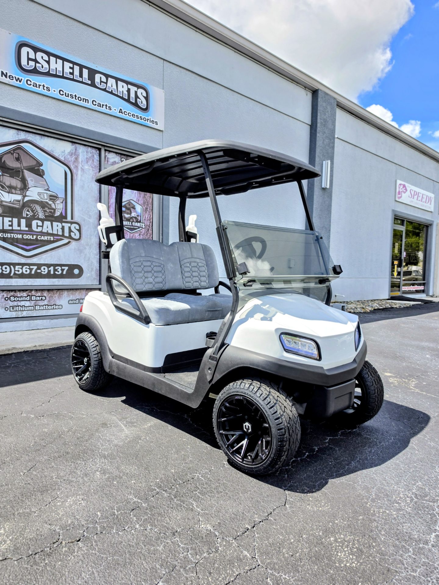 Club Car Tempo Course Cart, Newly Refurbished, Modz Lithium Limited Lifetime Warranty