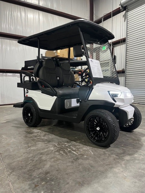 Atlas 4 Passenger LSV Street Legal White w/Gray Premium Seats Lithium 105ah