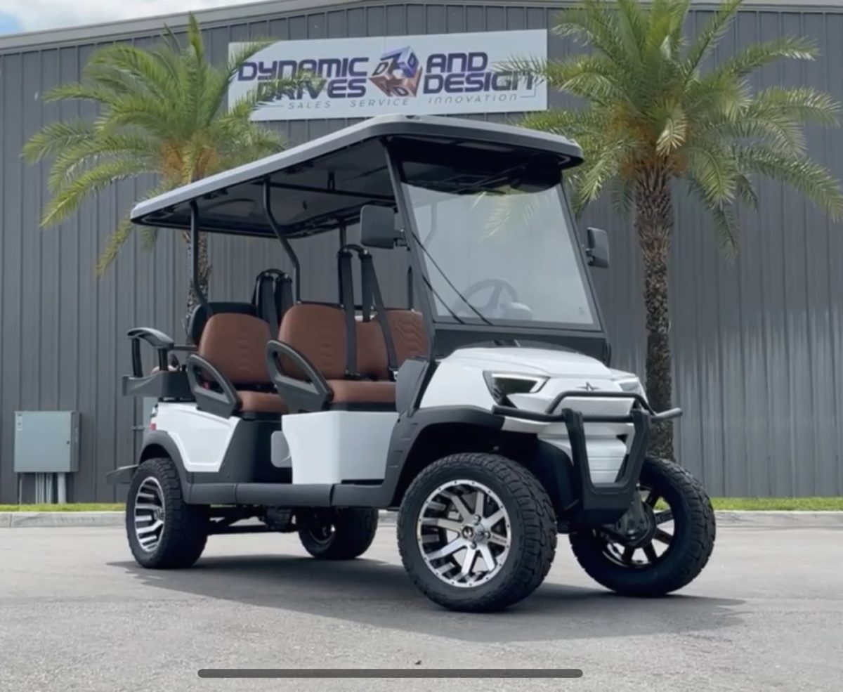 2025 Atlas Cart 6 Passenger, Street Legal, White, 210Ah Lithium