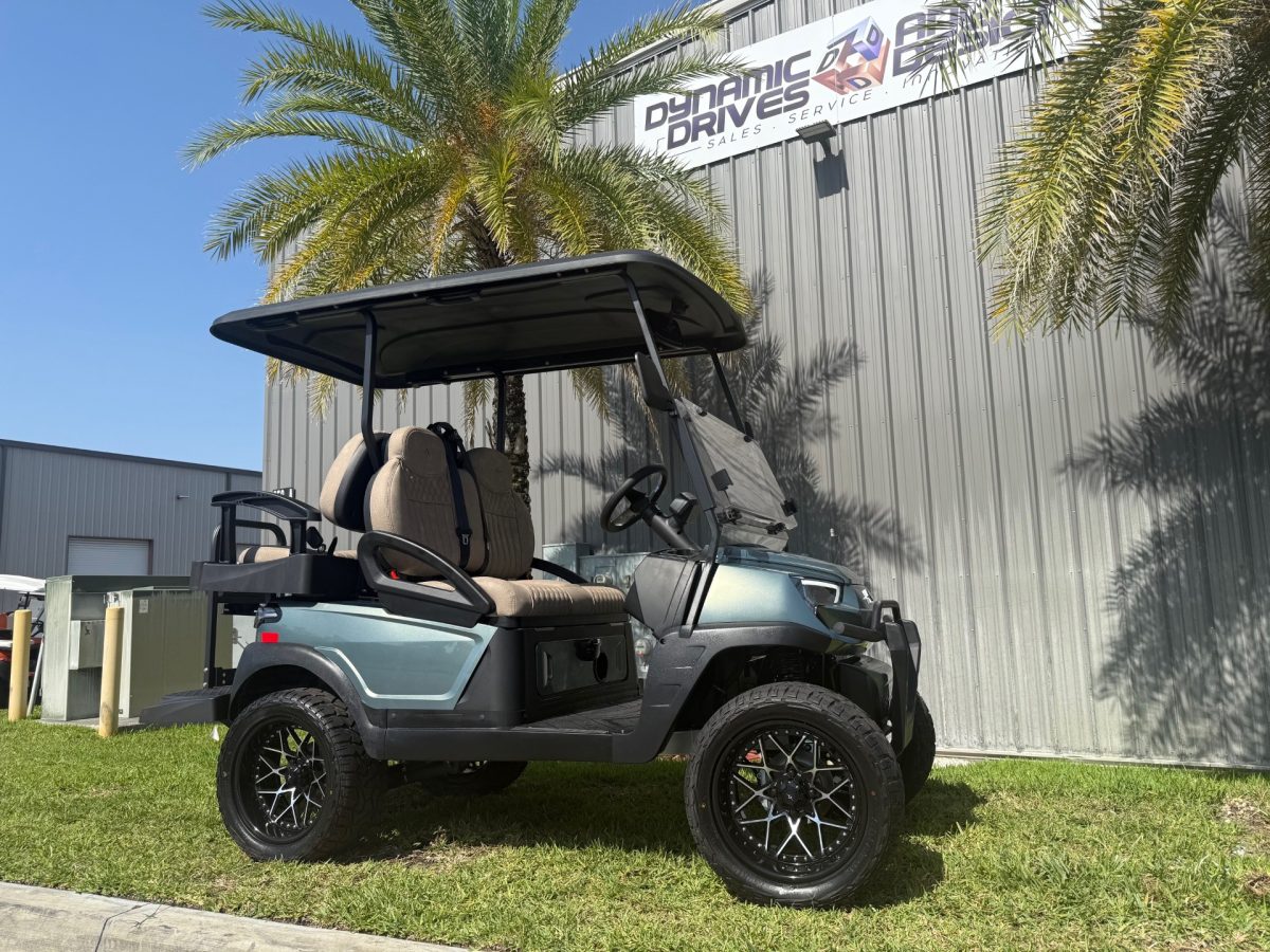 2025 Atlas Golf Cart 4 Passenger Street Legal Lifted Lithium LSV BT 15" Wheels