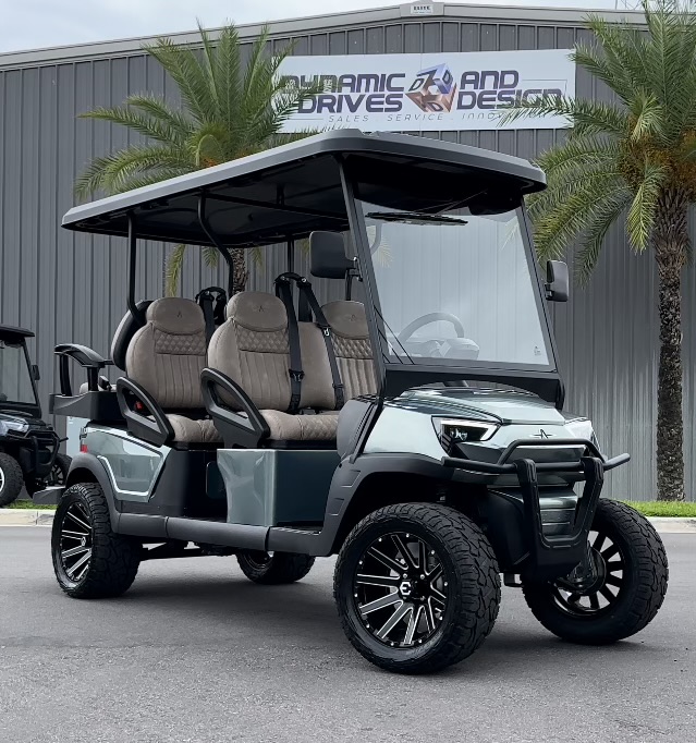 2025 Atlas Golf Cart 6 Passenger LSV, Titanium Green