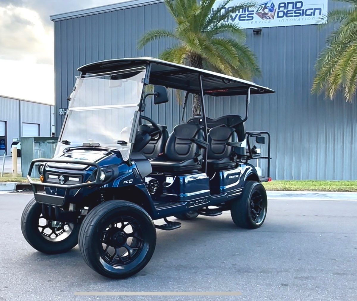 2025 Pilot Car EV LSV 6 Passenger Lifted 210ah Loaded Street Legal