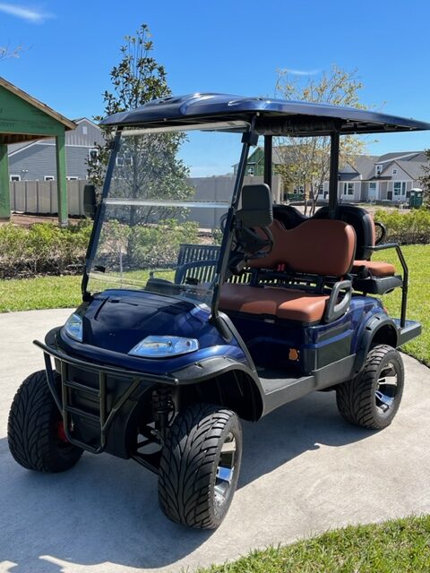 2021 AEV 4 passenger lifted cart