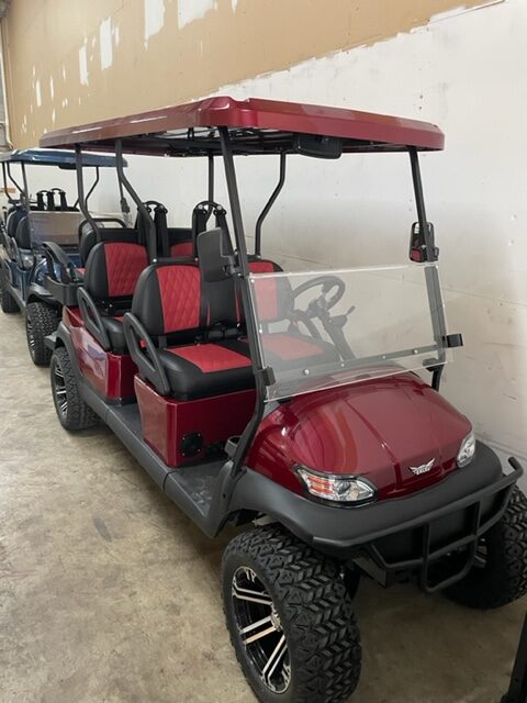 2022 Excar 6 passenger limo golf cart