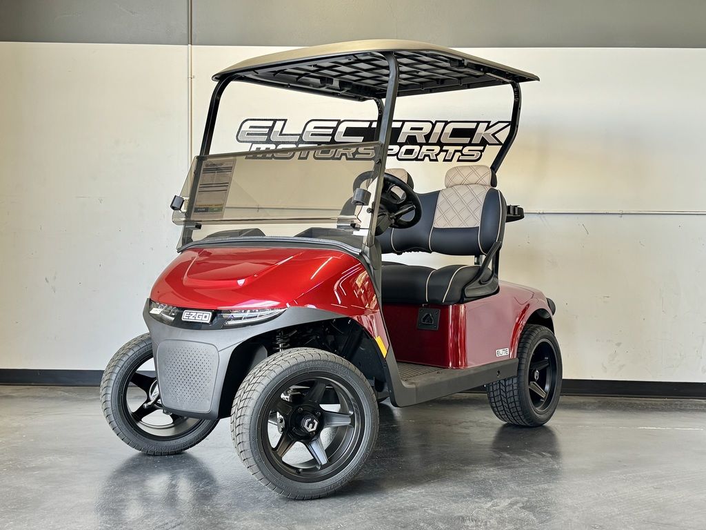 2026 E-Z-GO RXV 2 Freedom ELiTE Lithium Inferno Red