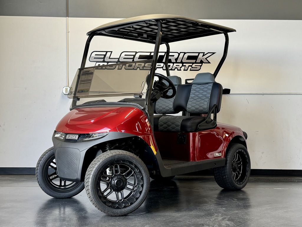 2026 E-Z-GO RXV 2 Freedom ELiTE Lithium Inferno Red