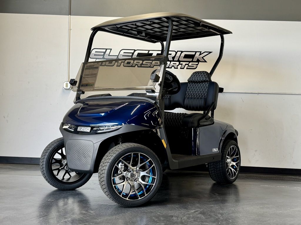 2026 E-Z-GO RXV 2 Freedom ELiTE Lithium Patriot Blue