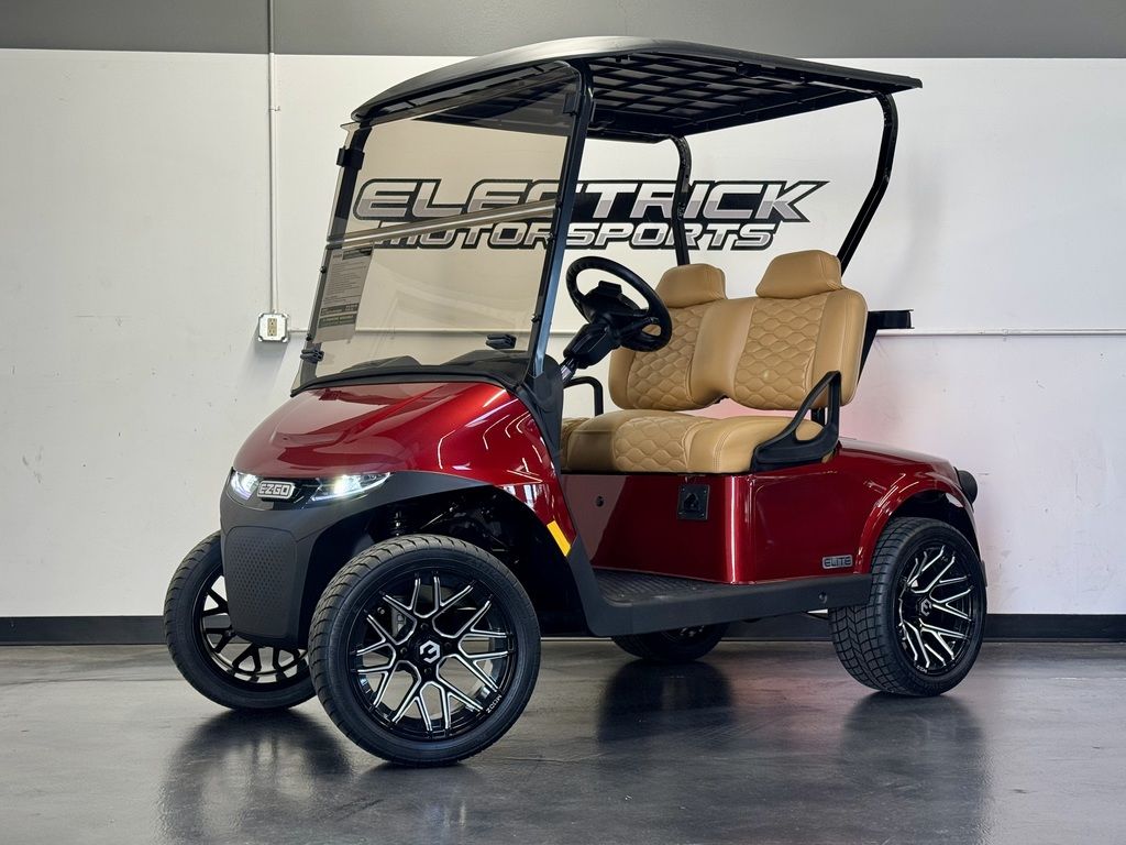 2026 E-Z-GO RXV 2 Freedom ELiTE Lithium Inferno Red