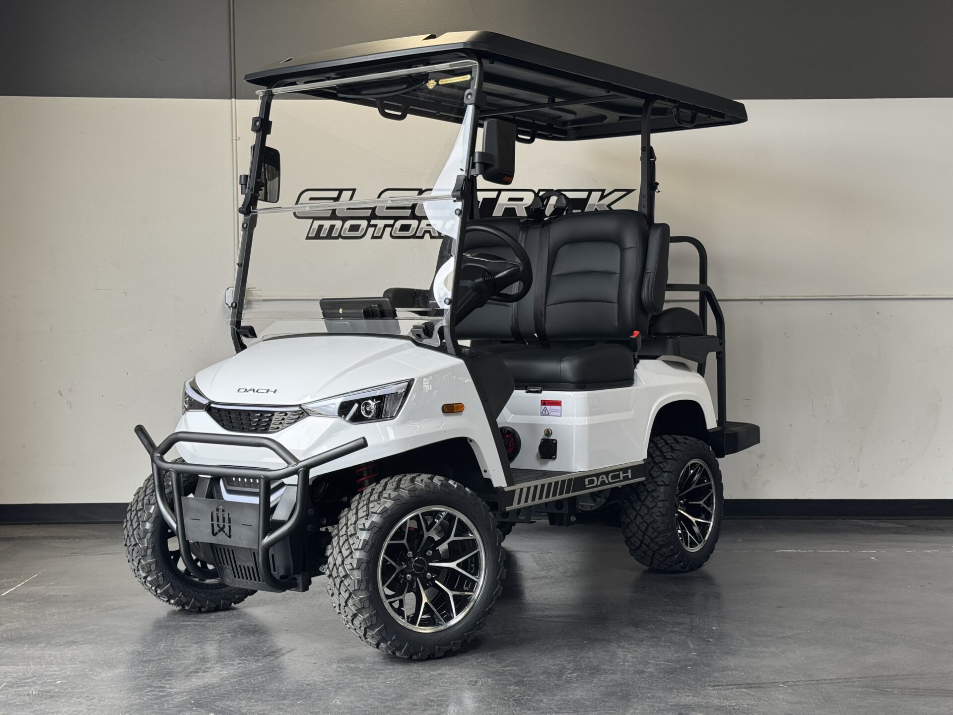 2026 Dach Falcon2+2 Street Legal NEV / LSV - WHITE 72 VOLTS!