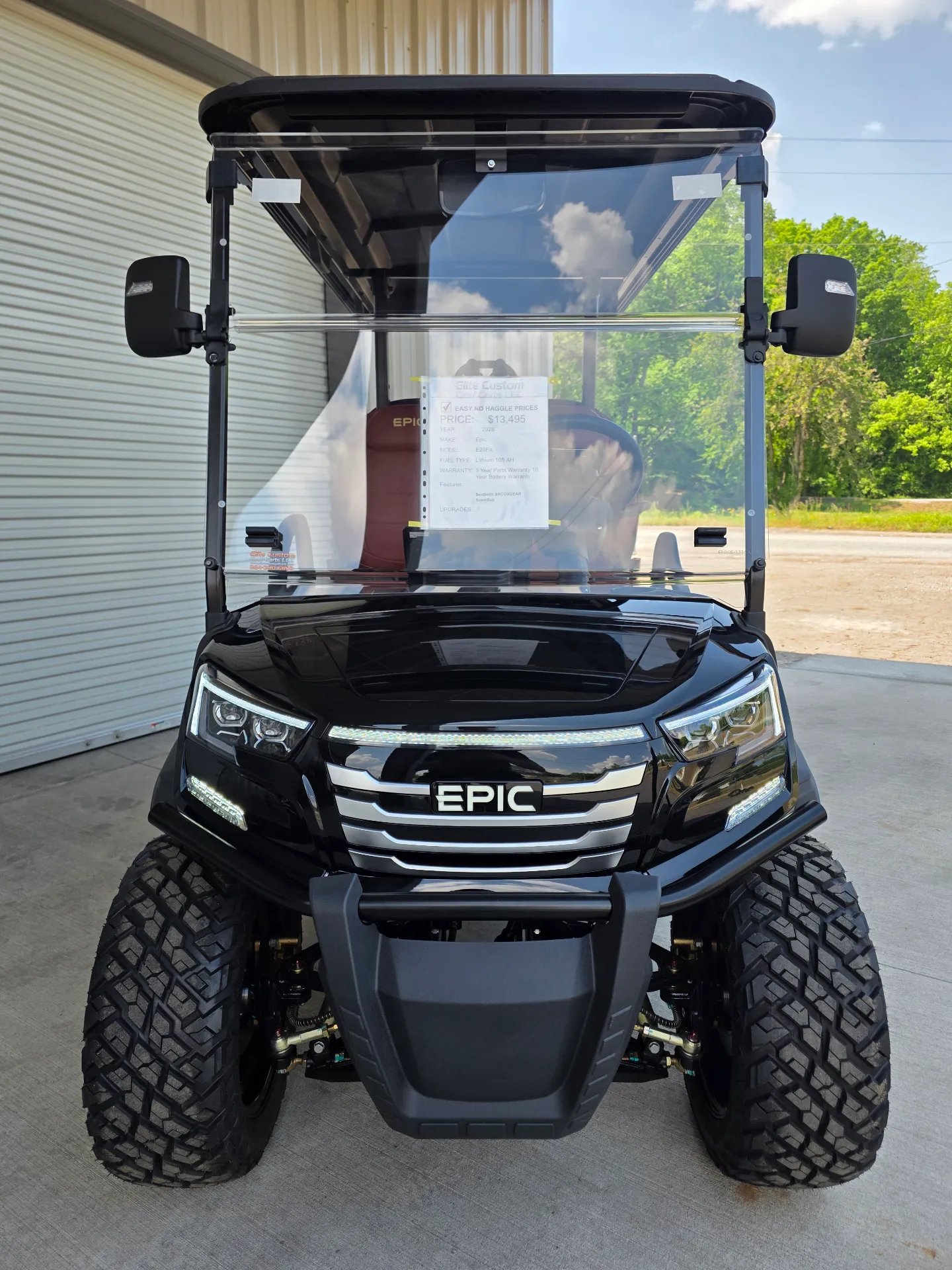 2026 Epic E20FX for Sale | Golf Cart Resource