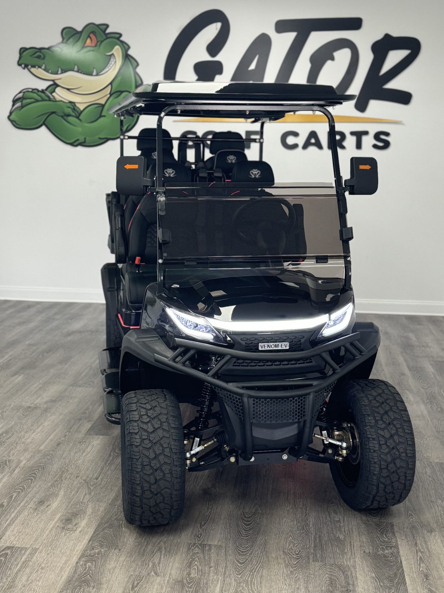 *NEW!* 2026 BLACK VENOM EV STRIKE 6 SEATER WITH 105ah BATTERY (now with self cancelling turn signals!)