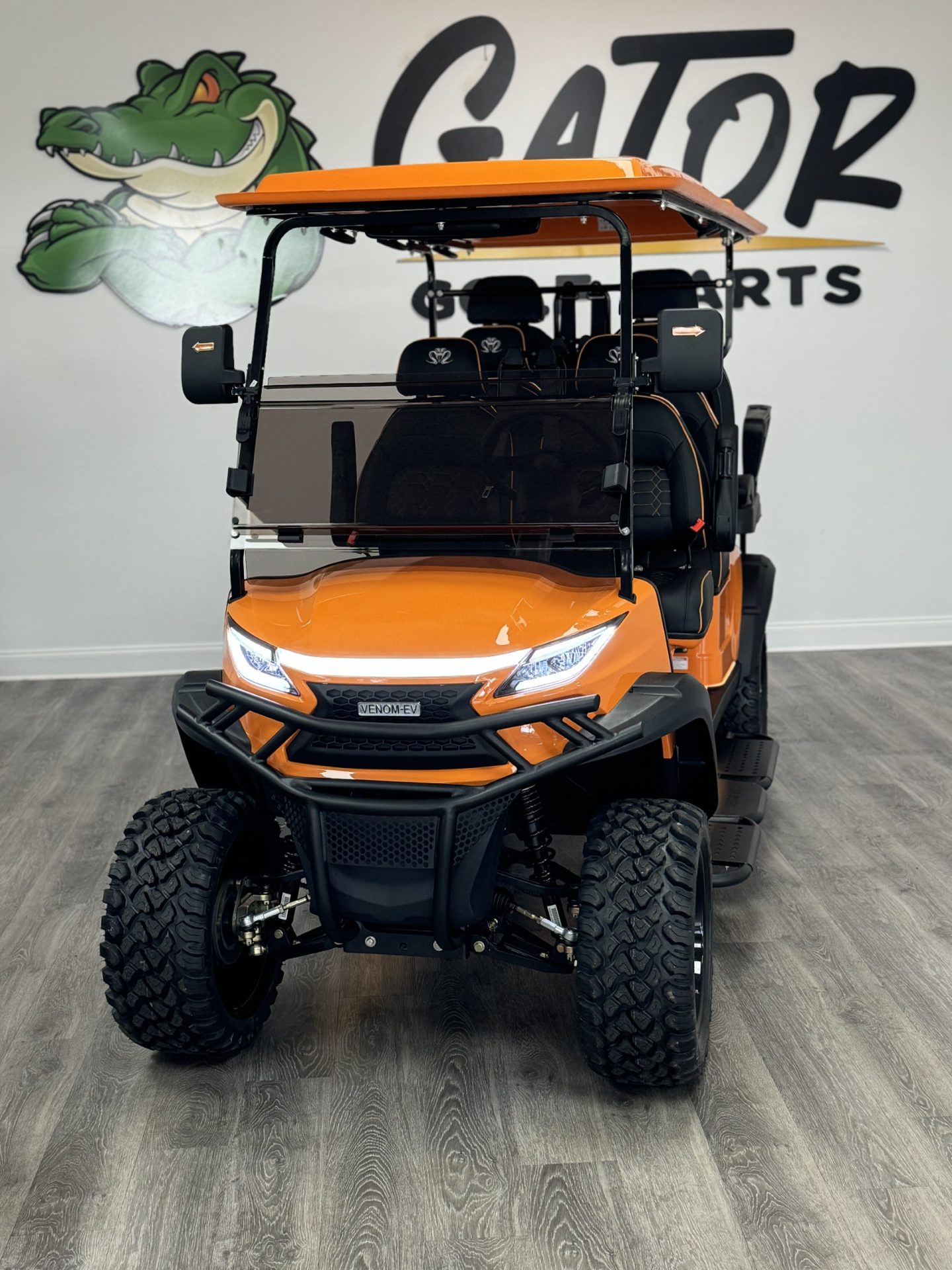 *NEW!* 2026 ORANGE VENOM EV STRIKE 6 SEATER WITH 160ah BATTERY (now with self cancelling turn signals!)
