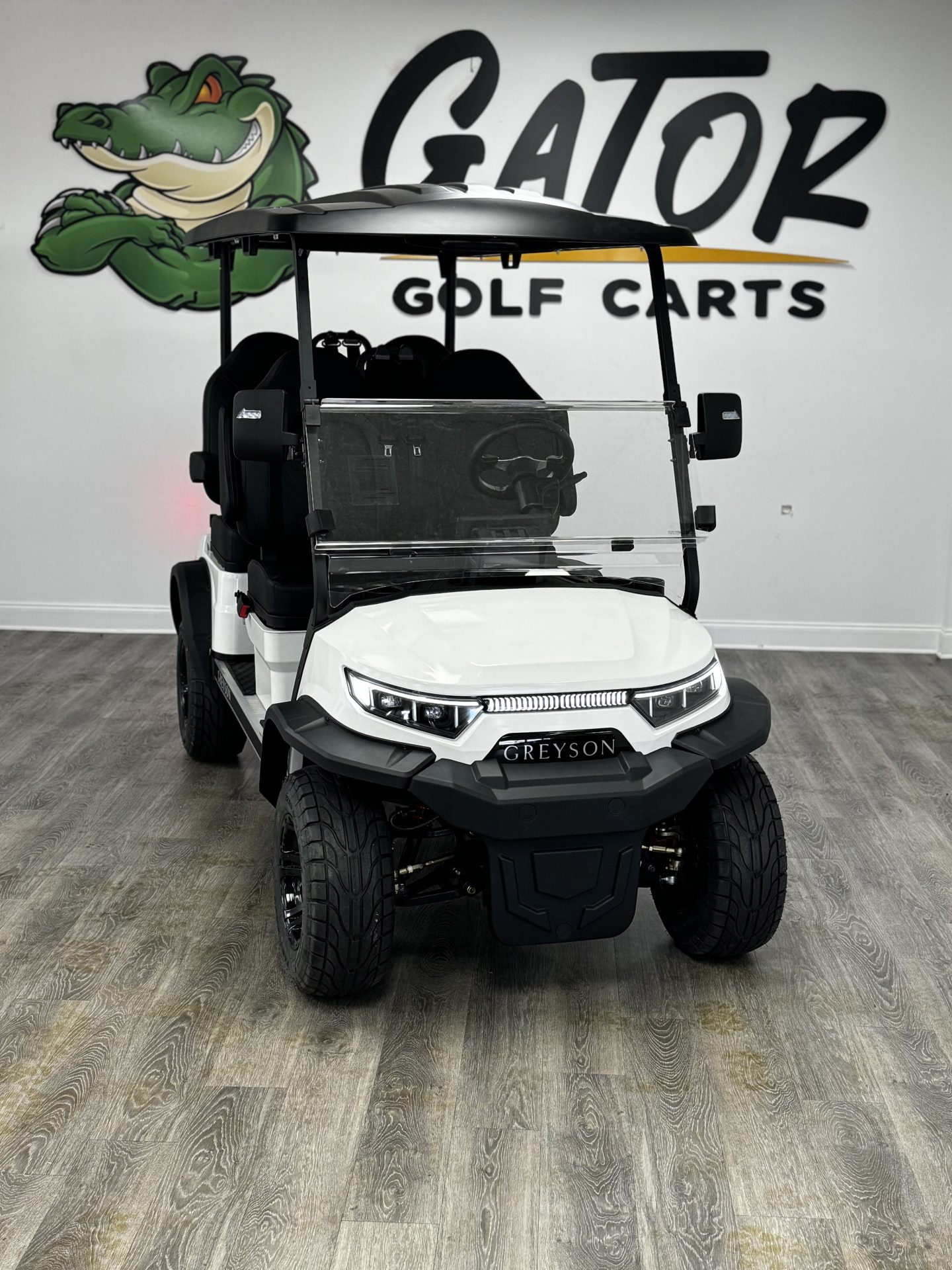 *NEW* 2026 -4 SEATER GREYSON PLDG -WHITE WITH BLACK INTERIOR- STREET LEGAL