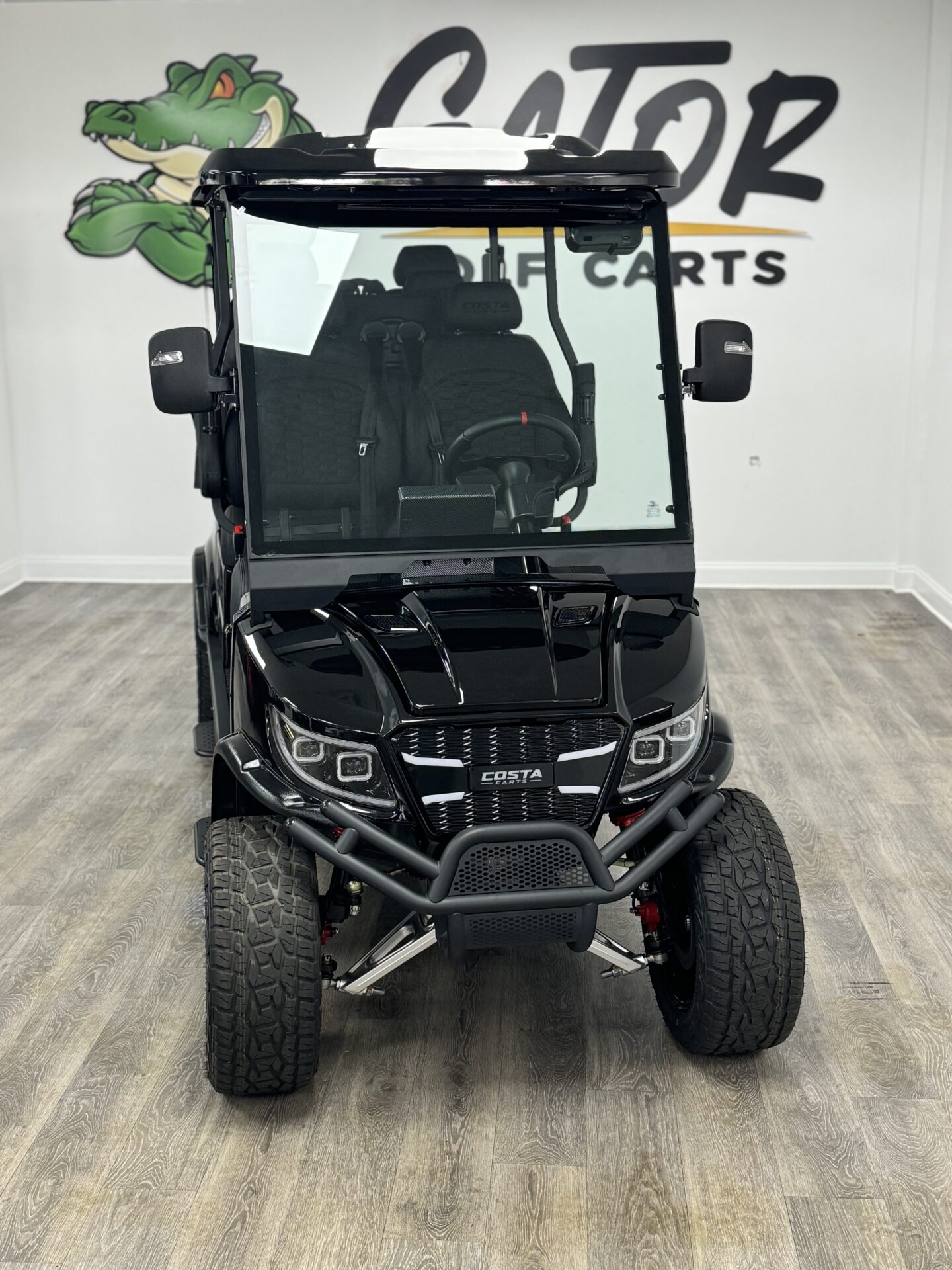 *NEW* 2026 Costa Carts 600L GLOSS BLACK/BLACK INTERIOR-STREET LEGAL-230 AH BATTERY 100 MILE RANGE
