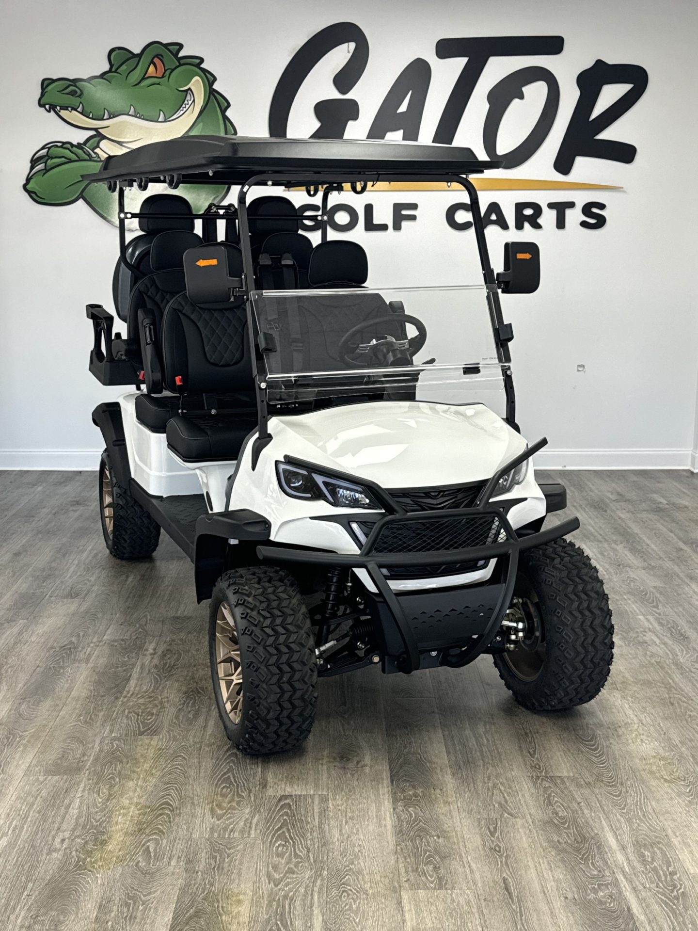 *NEW* 2026 PLDG GREYSON 6 PASSENGER-STREET LEGAL-WHITE-BLACK INTERIOR-CUSTOM MODZ WHEELS