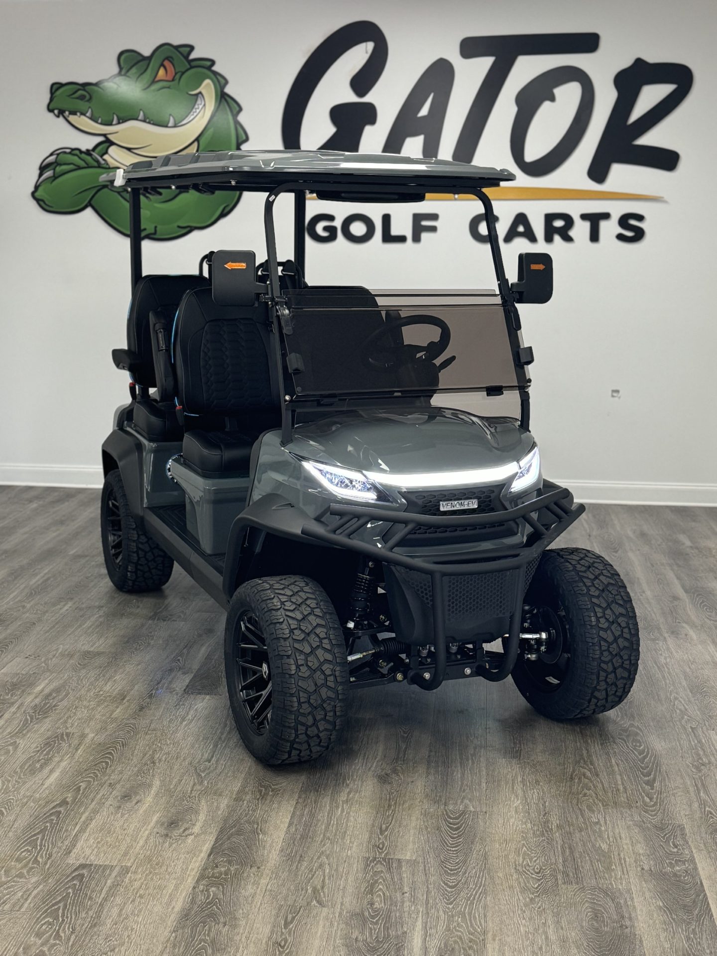 NEW 2026 VENOM EV STEALTH GUN METAL GREY/COLOR MATCH INTERIOR-160AH BATTERY-STREET LEGAL