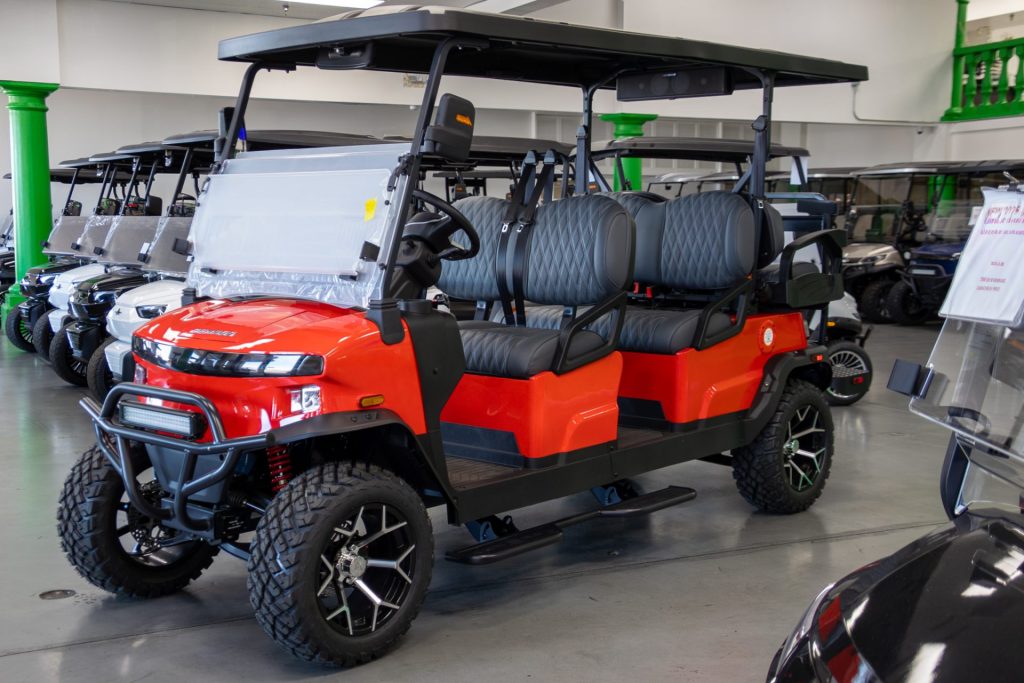 Denago 6 passenger golf cart