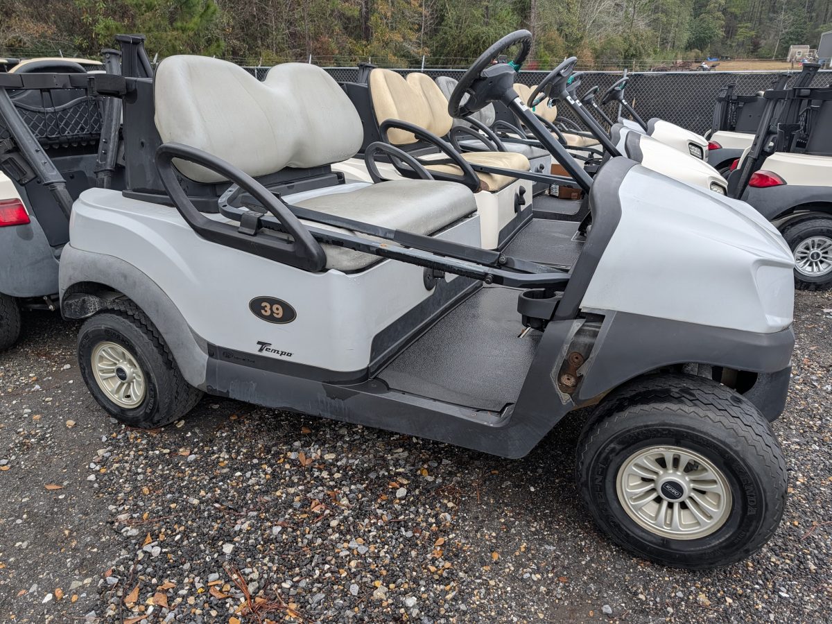 2019 GRAY GAS CLUB CAR PRECEDENT GOLF CART