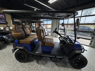 DACH APOLLO GEN2 LITHIUM GOLF CART (4) FACING FORWARD (BLUE - COLOR)