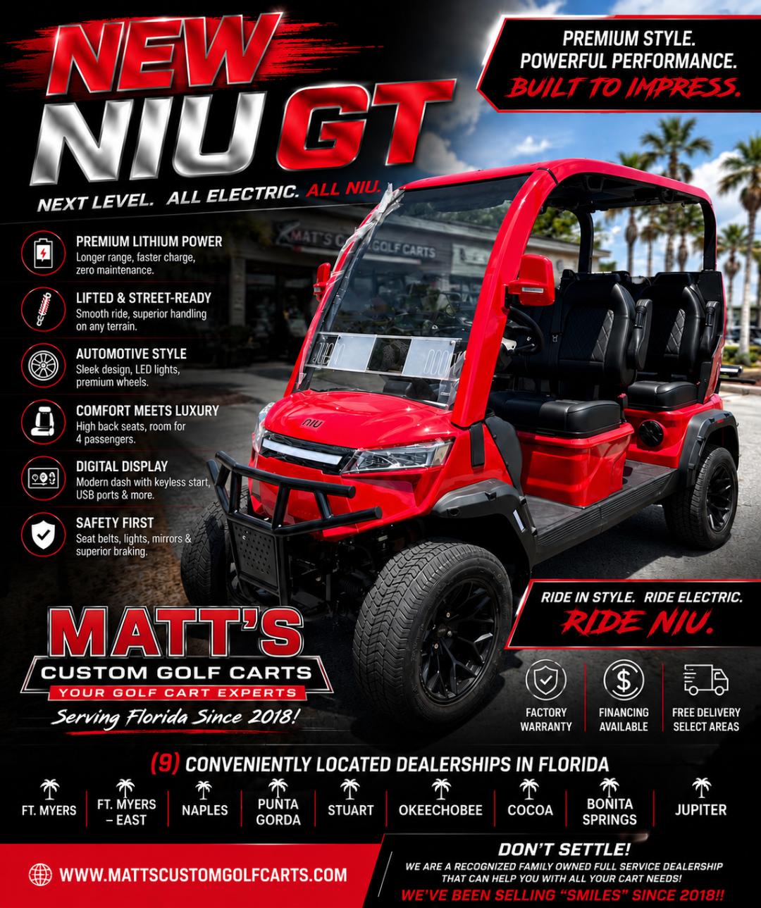 2026 NIU EV NIUGT