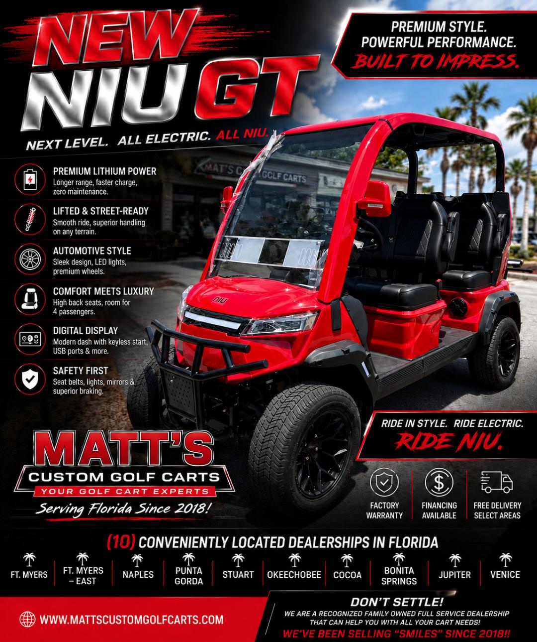 2026 NIU EV NIUGT