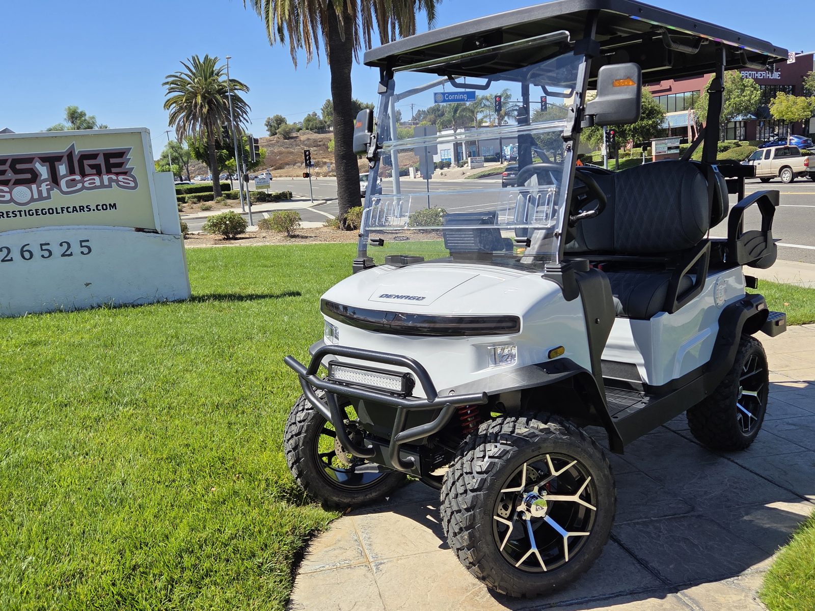 2026 Denago EV Nomad XL GEN 3 Four Passenger Lifted Lithium LSV Golf Cart